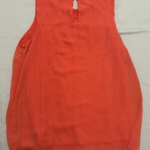Apt. 9 Vibrant Orange Sleeveless Blouse
